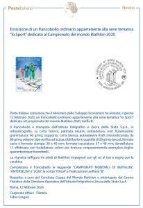 Campionato Mondiale di Biathlon 2020