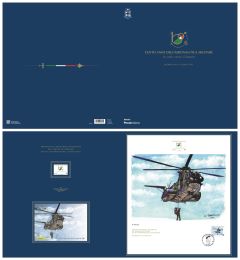 Cartella con Litografia Aeronautica Militare