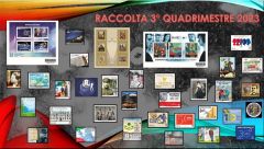 Raccolta francobolli terzo quadrimestre 2023