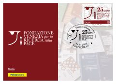 Cartolina filatelica dedicata alla Fondazione Venezia 