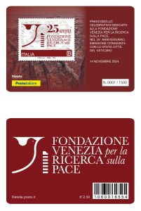  Tessera filatelica dedicata alla Fondazione Venezia