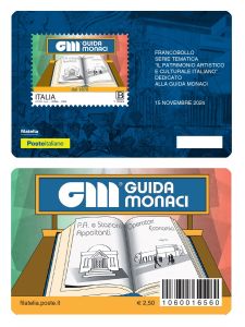 Tessera filatelica dedicata a Guida Monaci