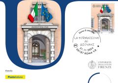 Cartolina filatelica  Università degli Studi di Firenze, nel centenario della fondazione