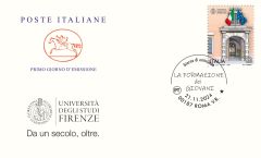 Busta primo giorno  Università degli Studi di Firenze, nel centenario della fondazione