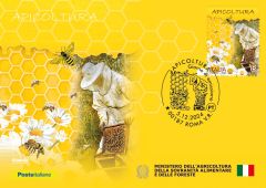 Cartolina filatelica “Apicoltura” 