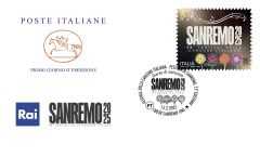 Busta primo giorno “Festival di Sanremo”