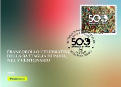 Cartolina Filatelica Battaglia Di Pavia- V Centenario