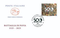 Busta primo giorno Battaglia Di pavia - V Centenario