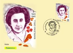 Cartolina Filatelica Marilena Grill