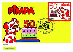 Cartolina filatelica “Pimpa”