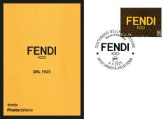 Cartolina filatelica "Fendi"