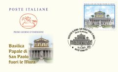 Busta primo giorno Basilica di San Paolo Fuori le Mura