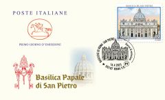 Busta primo giorno Basilica di San Pietro