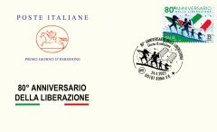 Busta primo giorno Anniversario della Liberazione