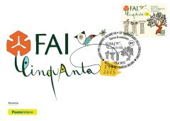 Cartolina filatelica “FAI: Fondo per l’Ambiente Italiano”