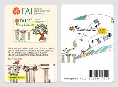 Tessera filatelica “FAI: Fondo per l’Ambiente Italiano”