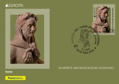 Cartolina filatelica “Europa 2025 Appia antica”