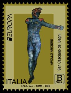 Francobollo “Europa 2025 San Casciano dei Bagni”