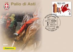 Cartolina Filatelica "Palio di Asti"