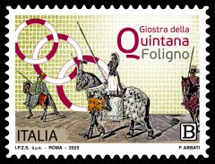 Francobollo "Giostra della Quintana di Foligno"