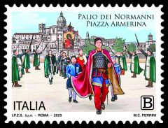 Francobollo "Palio dei Normanni di Piazza Armerina"