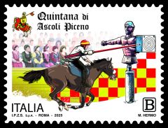 Francobollo "Giostra della Quintana di Ascoli Piceno"