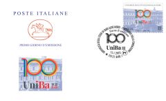 Busta primo giorno Università di Bari 