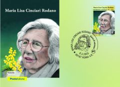 Cartolina Filatelica Maria Lisa Cinciari Rodano