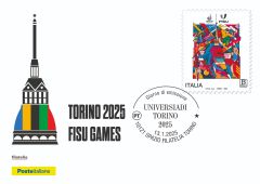 Cartolina Filatelica Universiadi di Torino 2025
