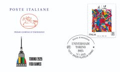 Busta Primo Giorno Universiadi di Torino 2025